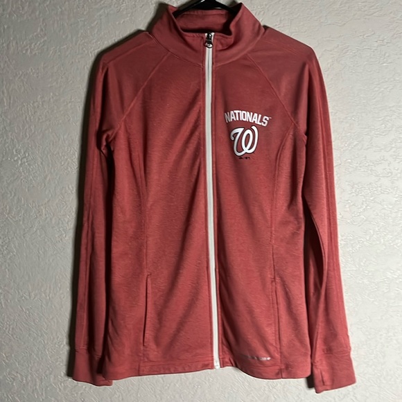 EUC Majestic Washington Nationals Athletic Jacket Medium - Picture 1 of 7